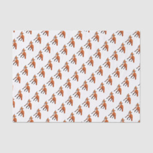 Standing Red Fox Wildlife Tissue Paper