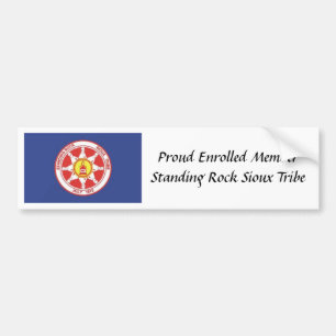 Standing_Rock_Sioux, Proud Enrolled Member Stan... Bumper Sticker
