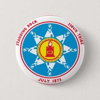 Standing Rock tribe logo 6 Cm Round Badge