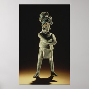Standing royal figure poster