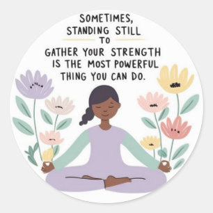 Standing Still Stickers
