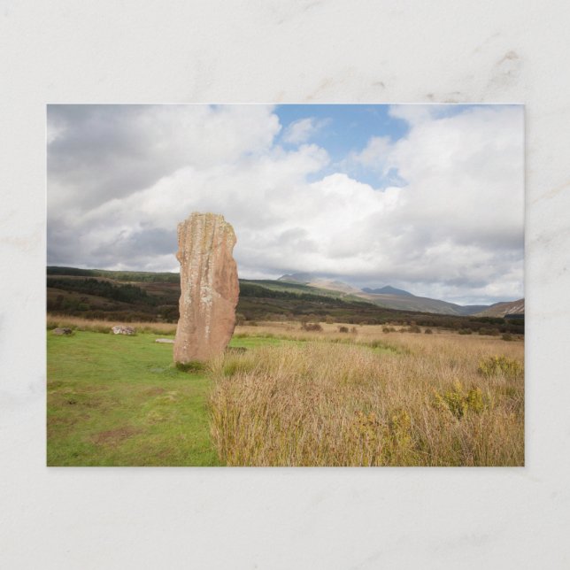 Standing stone Machrie Moor Postcard (Front)