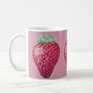 Standing Strawberry Coffee Mug