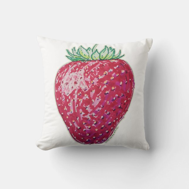 Standing Strawberry Cushion (Front)