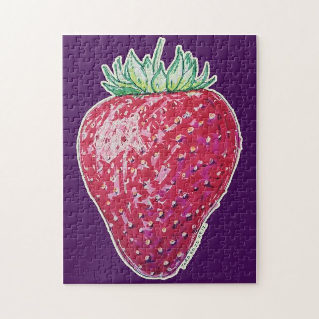 Standing Strawberry Jigsaw Puzzle (Vertical)