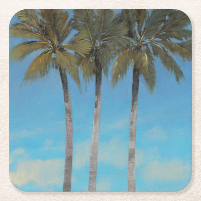 Standing Tall II Square Paper Coaster (Front)