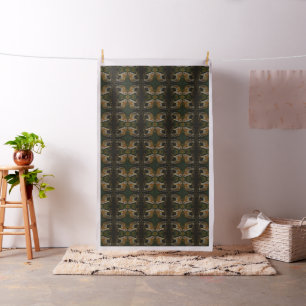 Standing Tiger Safari  Animal Art Fabric