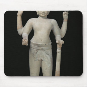 Standing Vishnu Mouse Pad
