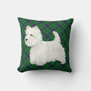 Standing Westie Cushion