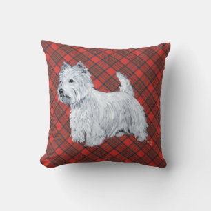 Standing Westie Cushion