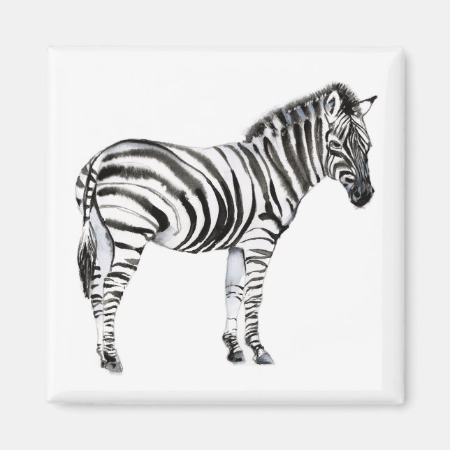 Standing Zebra Magnet (Front)