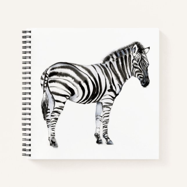 Standing Zebra Notebook (Front)