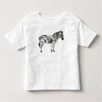 Standing Zebra