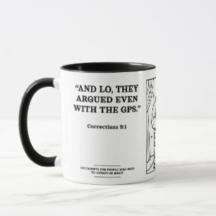 Standup Jesus - funny verses - Always right Mug