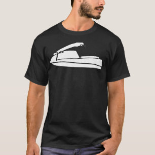 Standup Jet Ski Retro JS 550 Silhouette TShirt