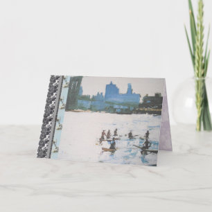 Standup Paddle Brooklyn Floral Folded Card