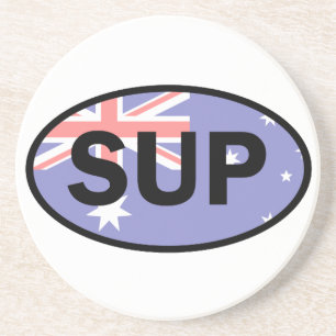 Standup Paddleboard Australia Flag Coaster