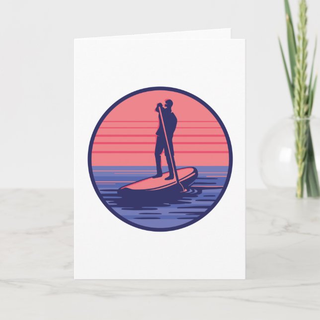 STANDUP PADDLEBOARDING CARD (Front)