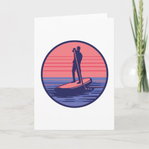 STANDUP PADDLEBOARDING CARD