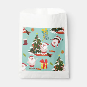 standup paddleboarding surfing santa christmas favour bag
