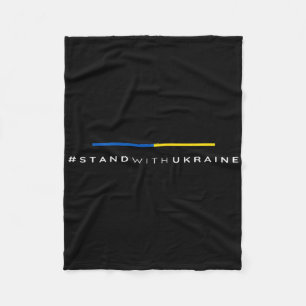 #standwithukraine - Ukrainian Lover I Stand With U Fleece Blanket