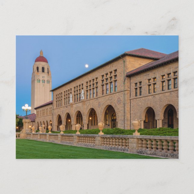 Stanford at Moonrise Postcard (Front)