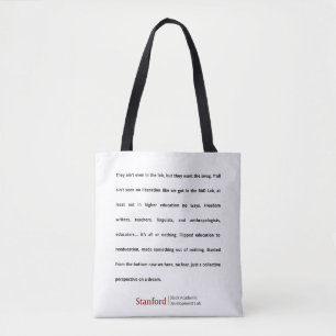 Stanford BAD Lab - Group Poem Tote Bag