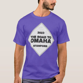 Stanford Road To Omaha College Baseball CWS 2023 T-Shirt