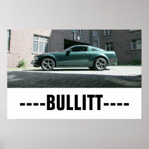 Stang Bullitt Poster -BULLITT-