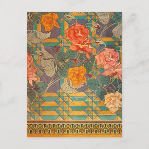 Stanisław Wyspiański ~ Roses Postcard