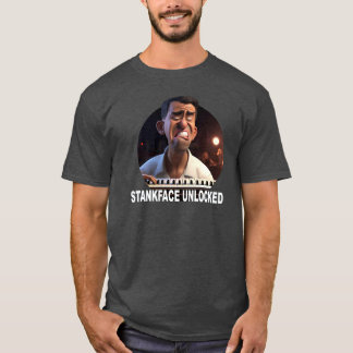 Stank Face Unlocked Funny Jazz T-Shirt