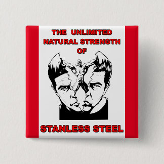 Stanless Steel 15 Cm Square Badge