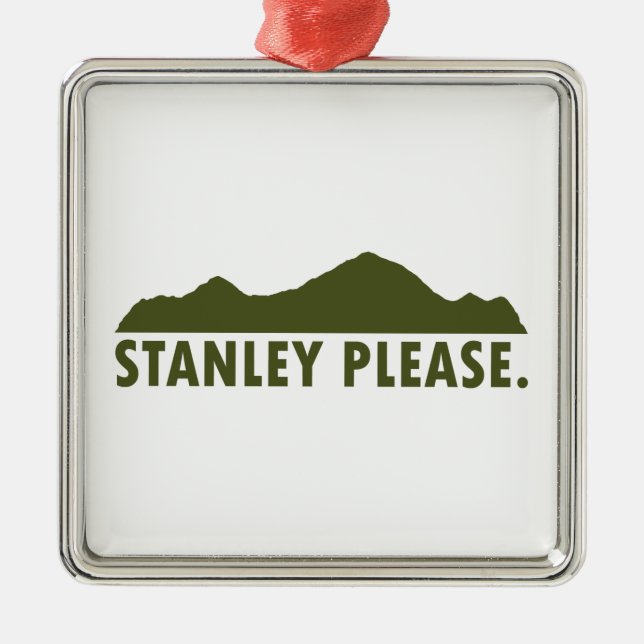 Stanley Idaho Please Metal Ornament (Front)