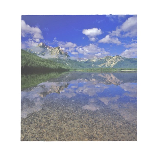 Stanley Lake in the Sawtooth Mountains of Idaho Notepad (Front)