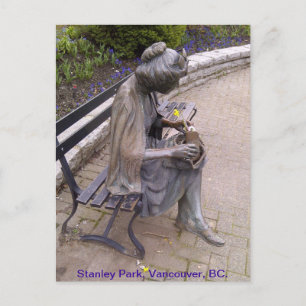 Stanley Park Statue Postcard