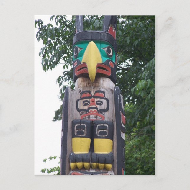Stanley Park Totem Postcard (Front)