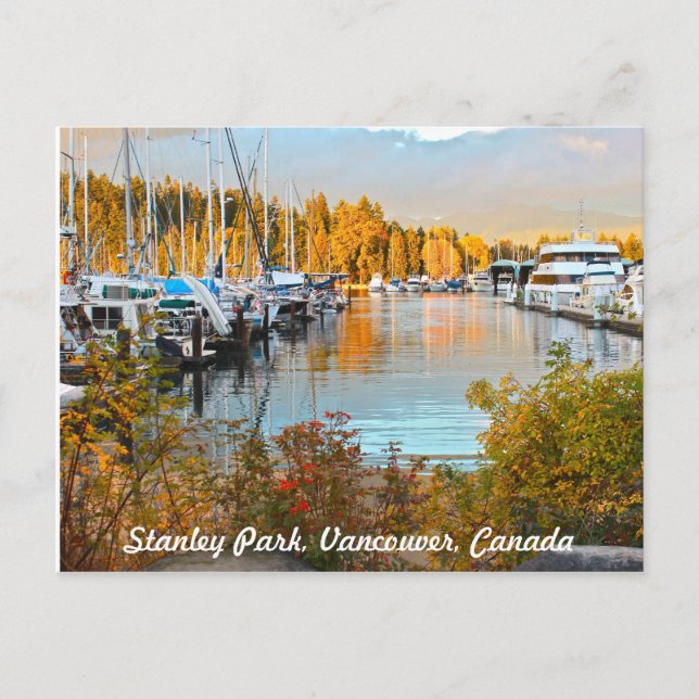Stanley Park Waterside Postcard (Front)