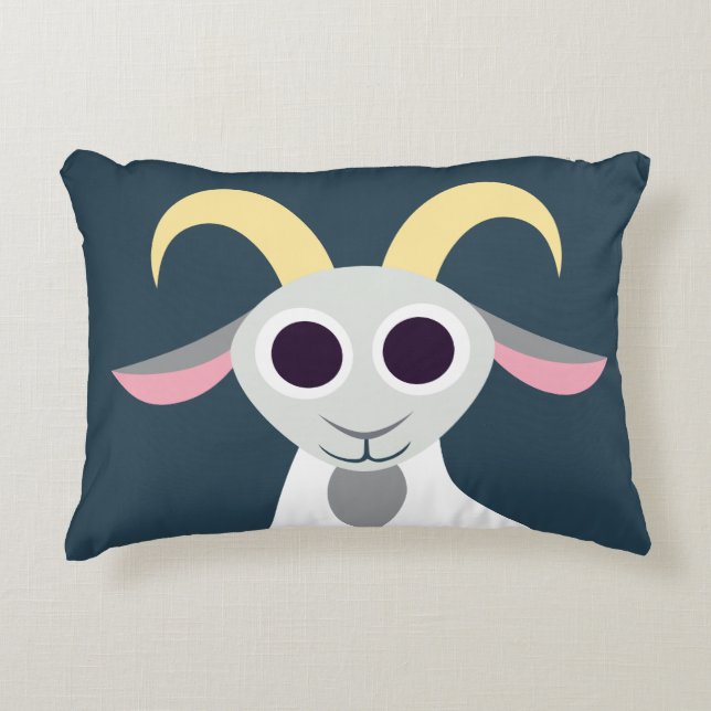 Stanley the Goat Decorative Cushion (Front)