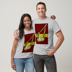 Stanley the Sloth -red T-Shirt