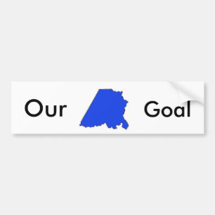 Stanly Dems blue 2, Our, Goal Bumper Sticker