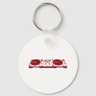 Stanton DJ Setup - Disc Jockey Music DJing Deck Key Ring