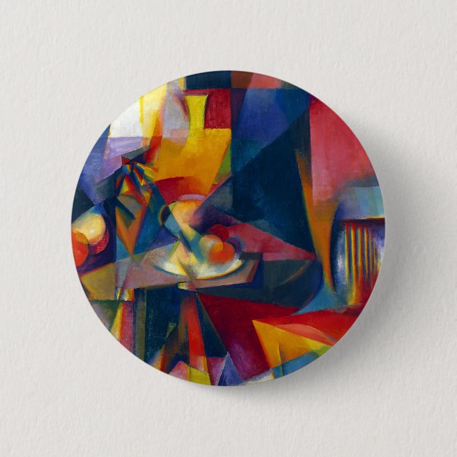 Stanton Macdonald Wright Synchromy 3 6 Cm Round Badge (Front)