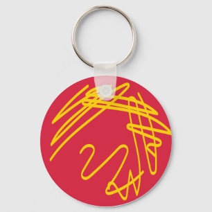 Staph aureus and Salmonella typhi Culture Key Ring
