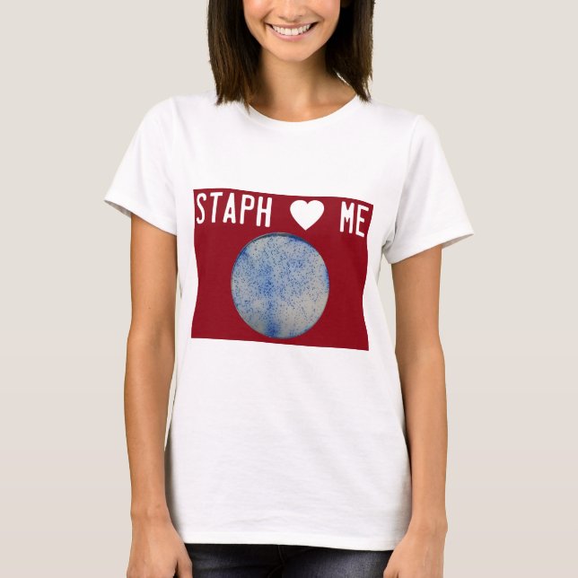 Staph Love Me red T-Shirt (Front)