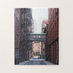Staple Street Skybridge Tribeca New York City NYC Jigsaw Puzzle