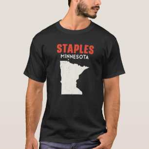Staples Minnesota USA State America Travel Minneso T-Shirt