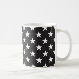 Star 1 Black and White Coffee Mug
