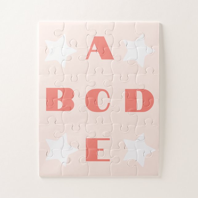 Star ABCDE  Jigsaw Puzzle (Vertical)