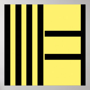 Star abstract expressionism painting art  poster