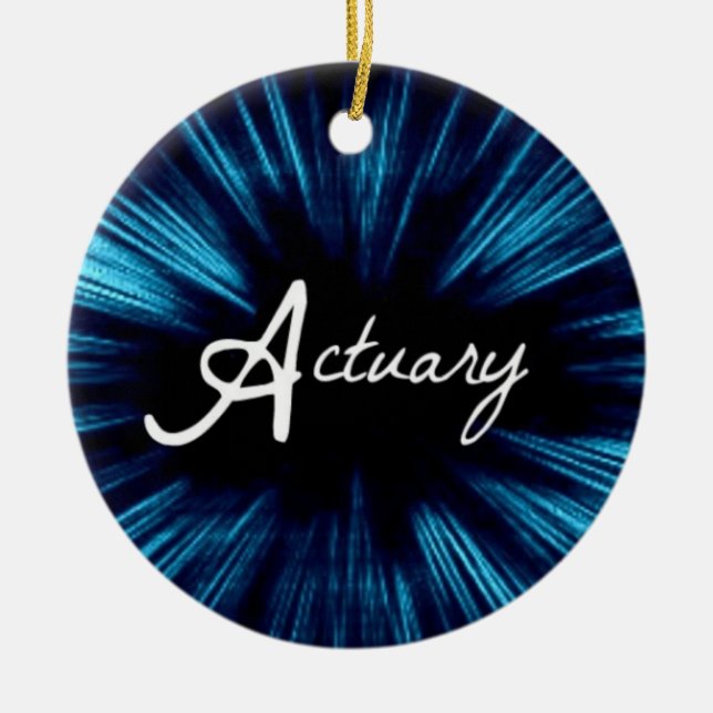 Star Actuary Ceramic Tree Decoration (Front)
